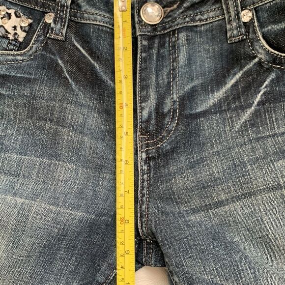 L.A. Idol Embellished Women’s Jeans Size 13. W35 L31,5 - Picture 6 of 11